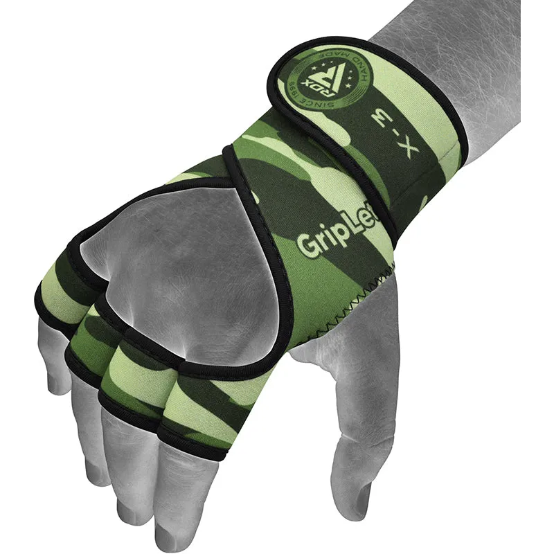 RDX X3 grips palestra neoprene sollevamento pesi