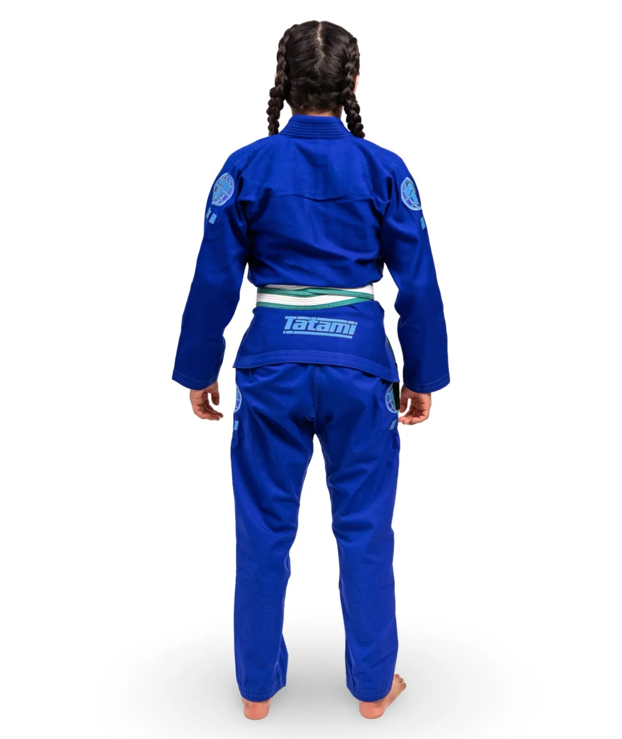 Tatami Fightwear Pro Series Gi bimbo kimono blu pearl weave 380 GSM