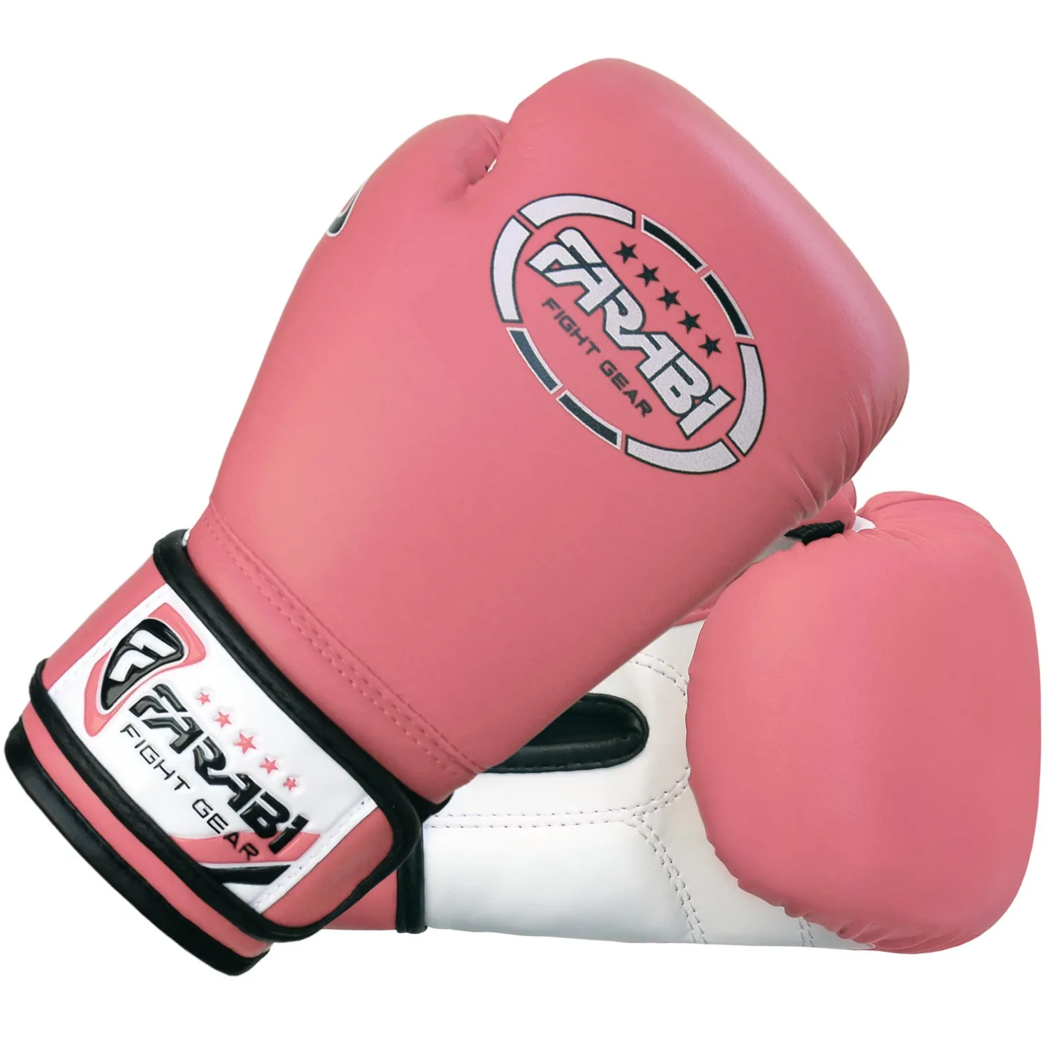 Farabi guanti boxe bambino 4 oz rosa sintetici