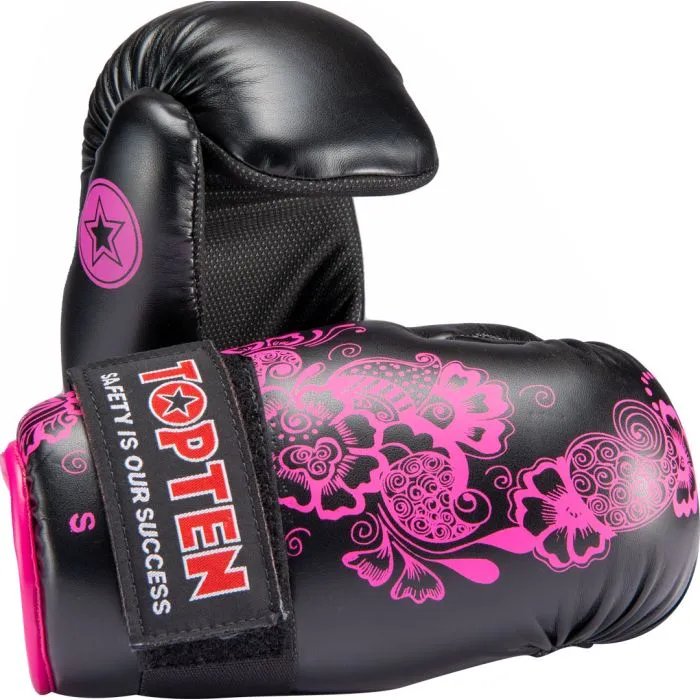TOP TEN Pointfighter Flowers guanti donna