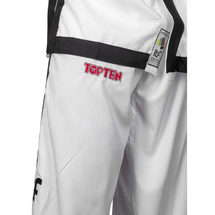 TOP TEN Diamond dobok taekwondo istruttore 4-6 Dan ITF