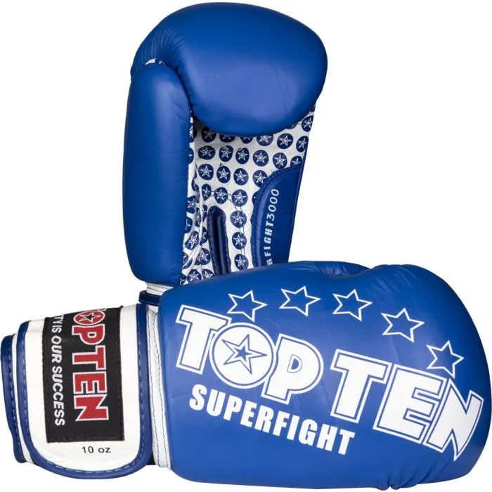 TOP TEN Superfight 3000 guanti boxe pelle bovina