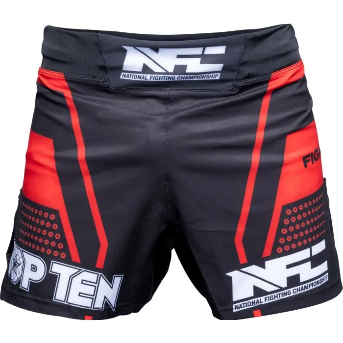 TOP TEN MMA NFC pantaloncini MMA elasticizzati