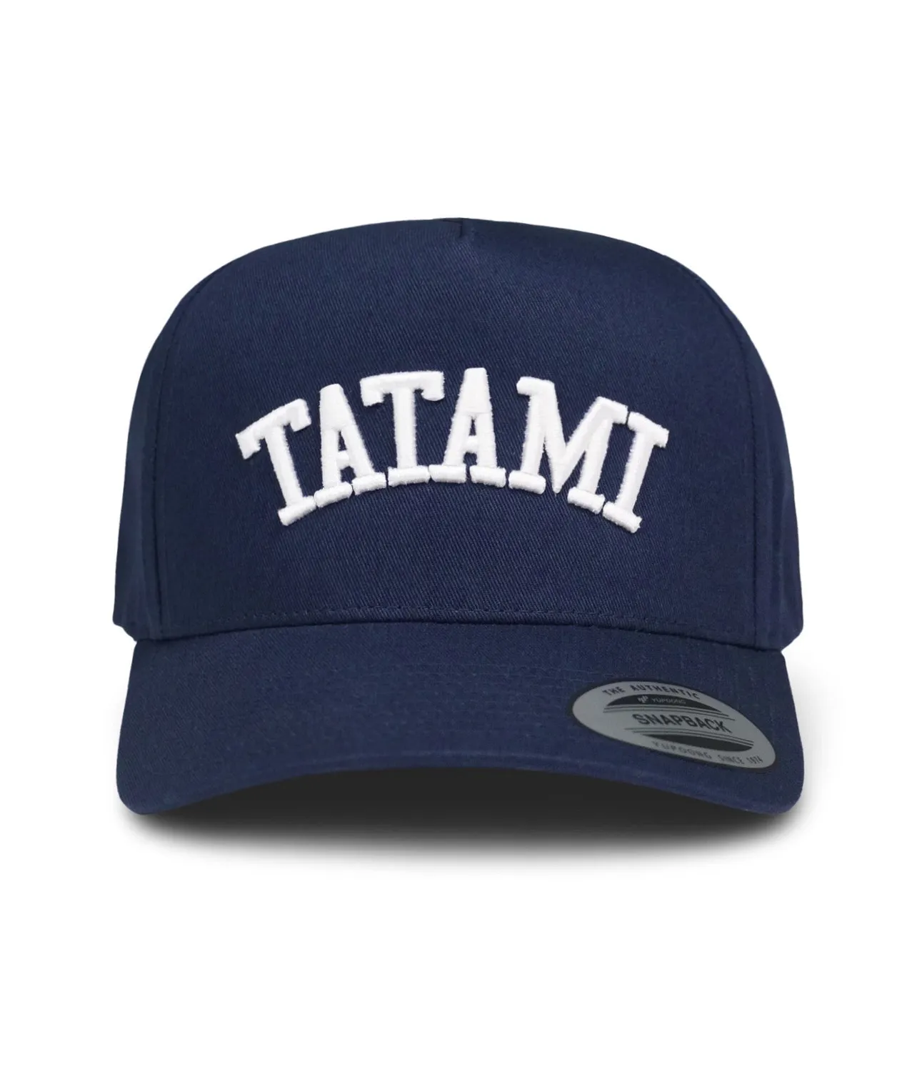 Tatami Embroidered Snapback cappello blu navy cotone