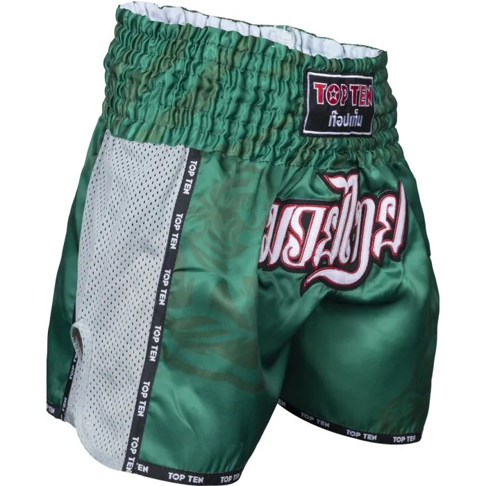 TOP TEN IFMA Patchara pantaloncini muay thai poliestere