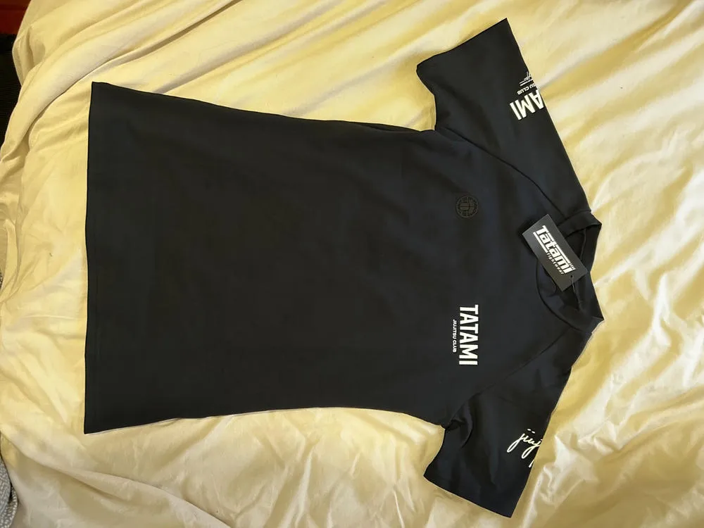Tatami Fightwear Ladies JJ Club Short Sleeve Rash Guard nera