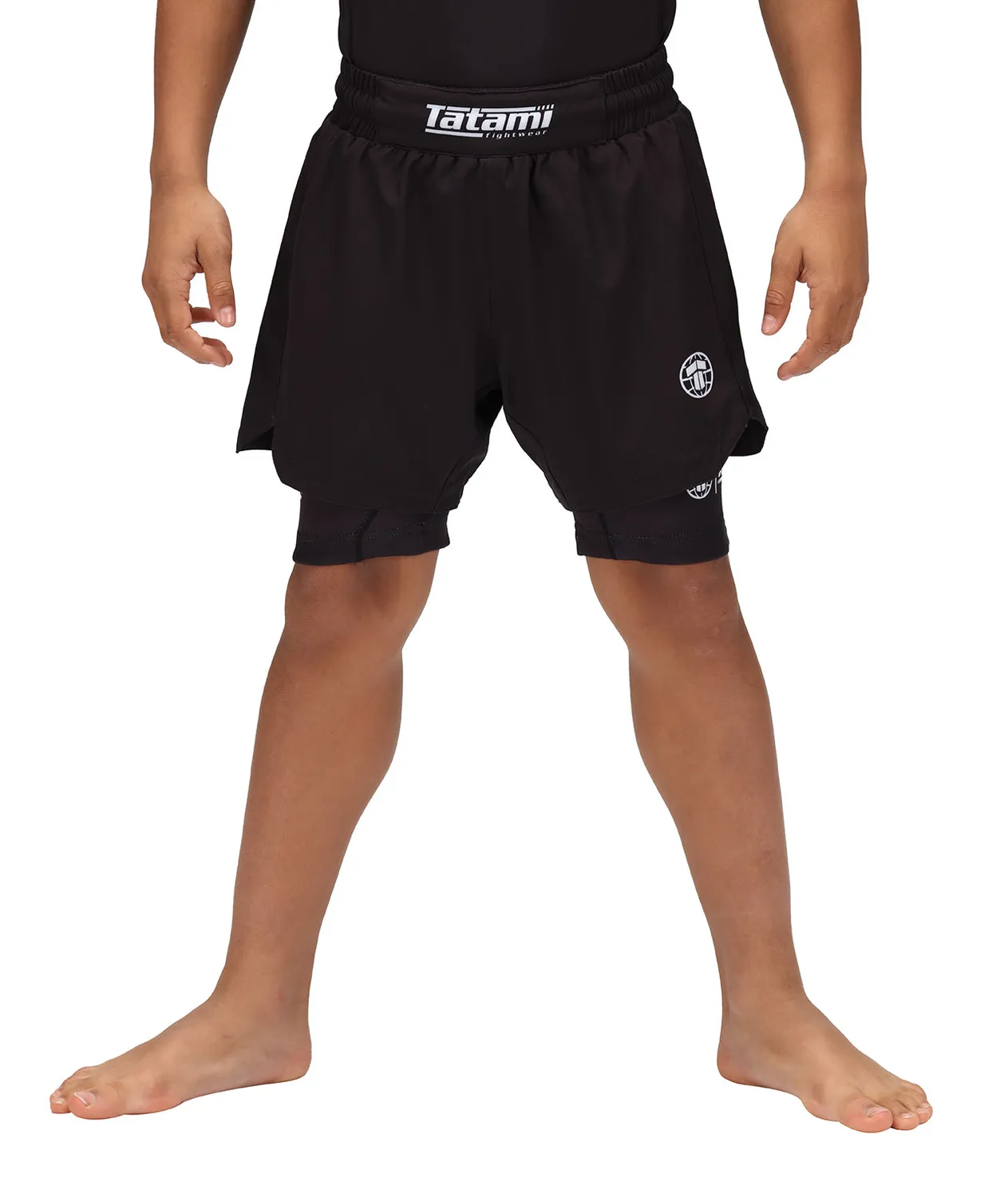Tatami Kids Dual Layer Grappling Shorts neri