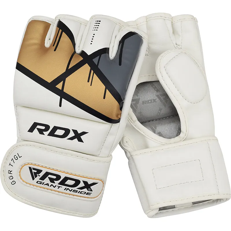 RDX T7 Ego Guanti MMA Grappling Pelle Resistente