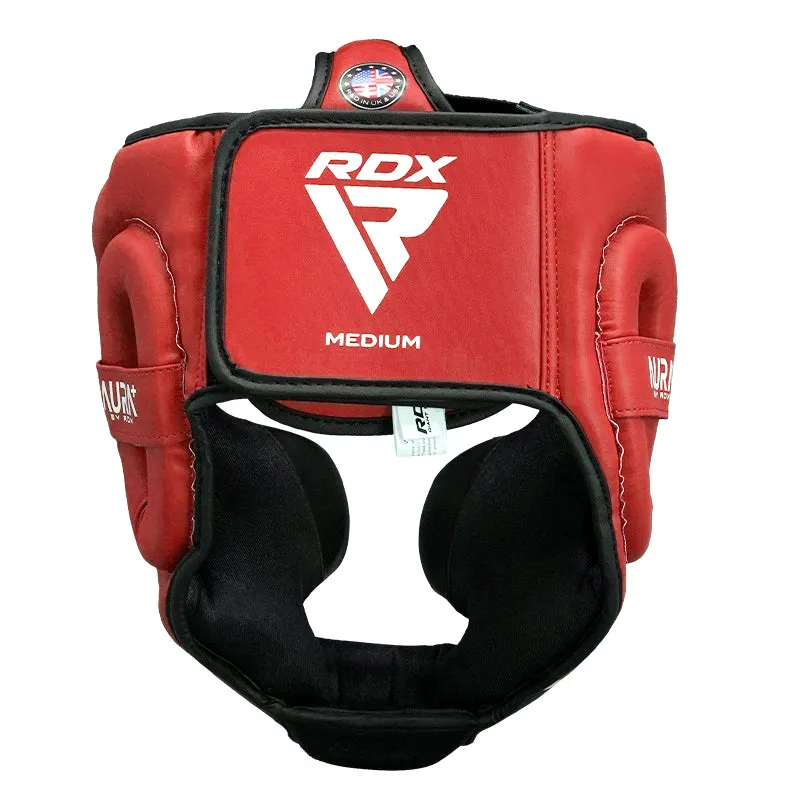 RDX Aura Plus T-17 Caschetto boxe pelle