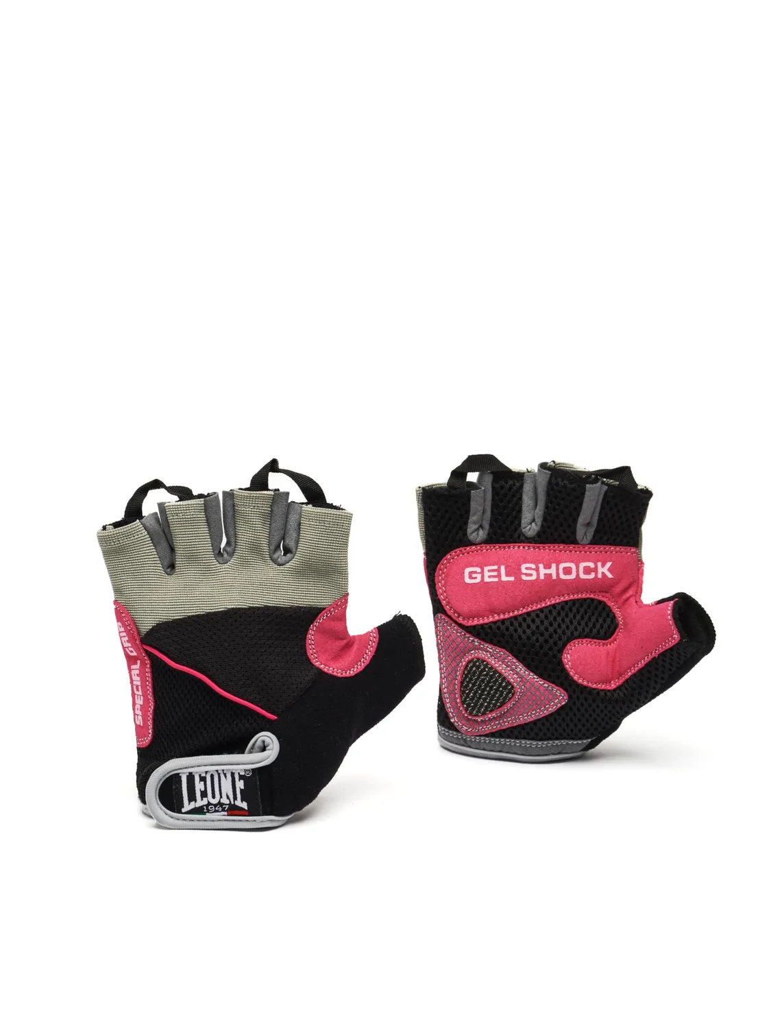Leone 1947 Guanti Palestra Gel Grigio Unisex Imbottiti