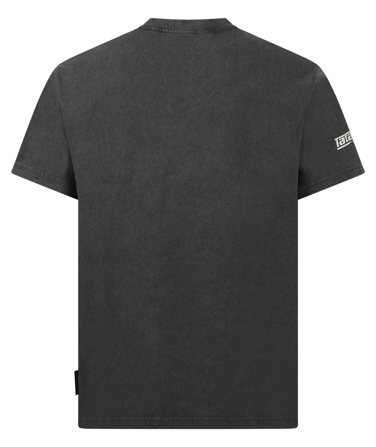 Tatami Globe Stonewashed t-shirt grigio nero cotone