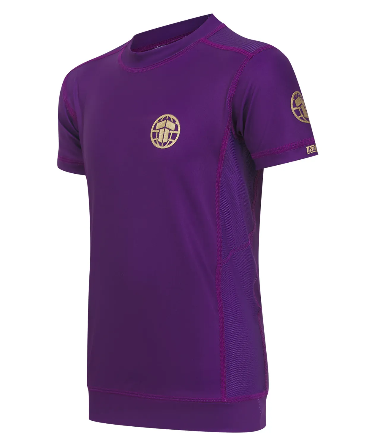 Tatami Fightwear Pro rash guard bambino manica corta viola