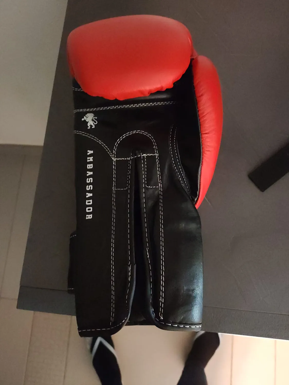 Leone 1947 Ambassador guantoni boxe pelle bufalo