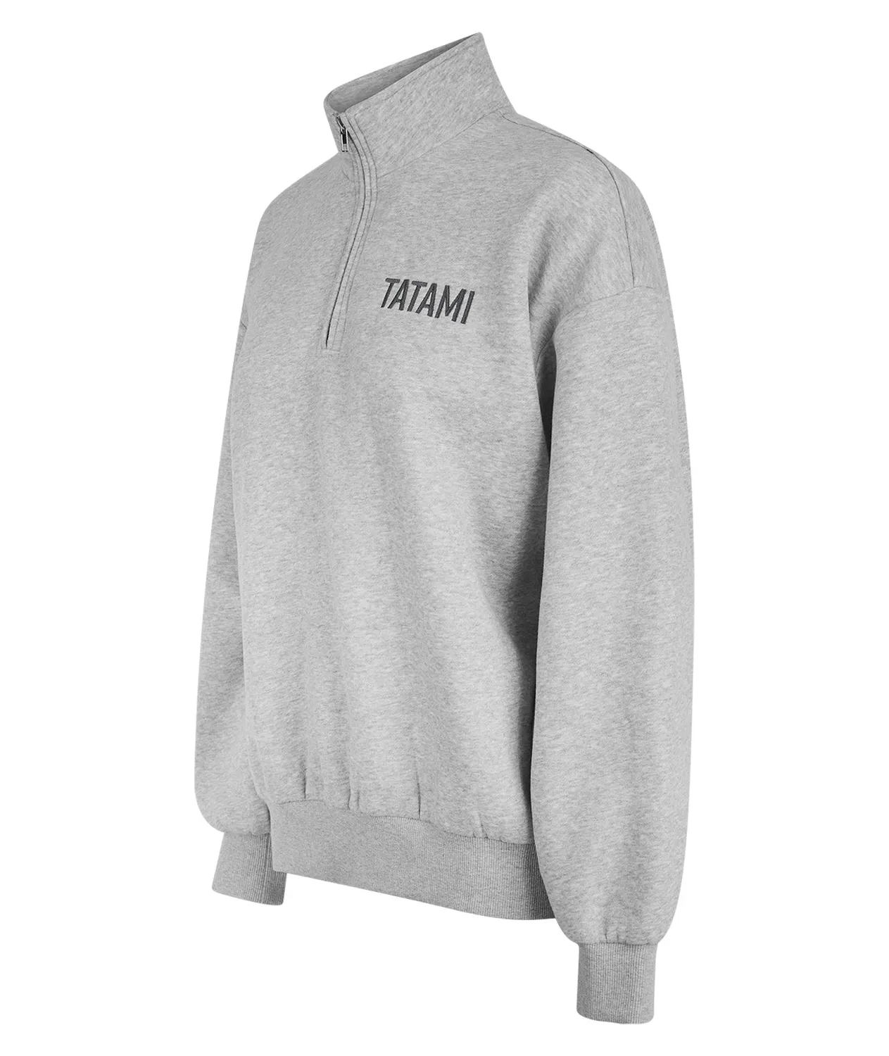 Tatami Fightwear Ladies Quarter Zip Jumper Felpa Donna Grigia