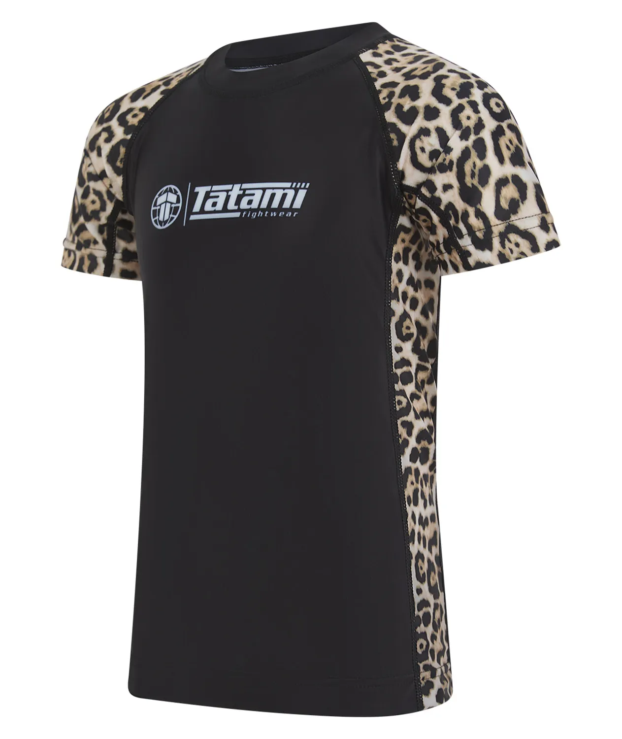 Tatami Recharged rash guard bimbi leopardata