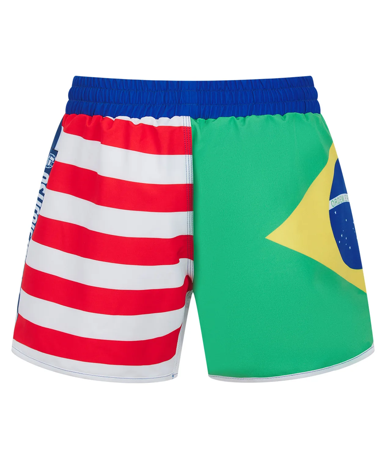 Tatami Vagner Rocha ADCC Shorts Grappling Blu Taglio Alto