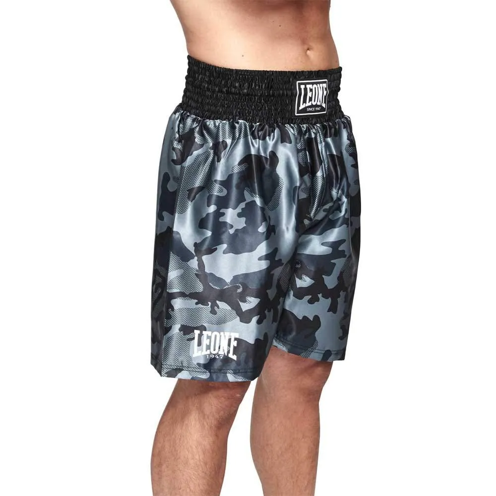 Leone 1947 Camo pantaloncini boxe grigio S mimetico