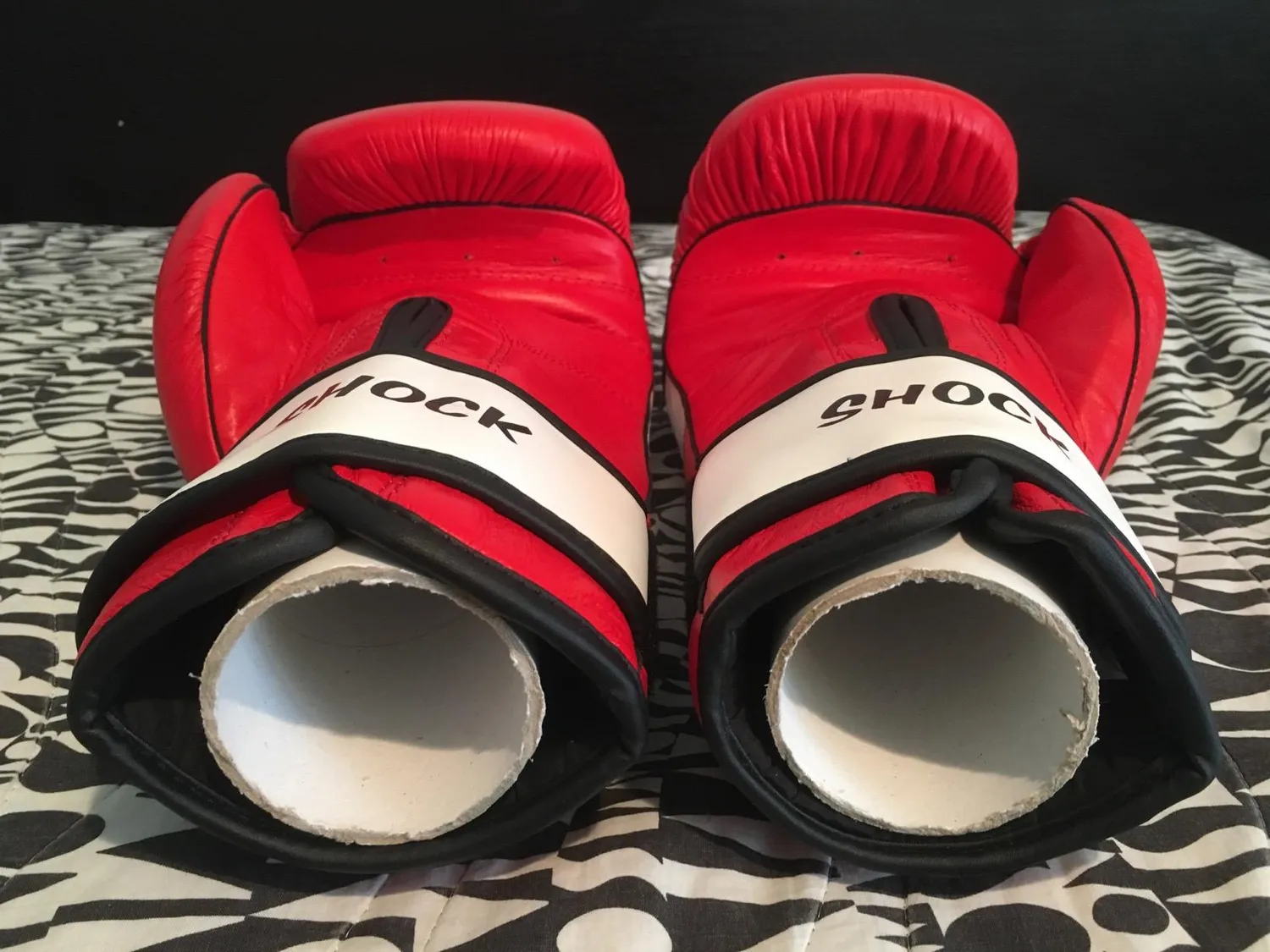 Leone1947 Shock Guantoni Boxe Pelle 10 oz Nero
