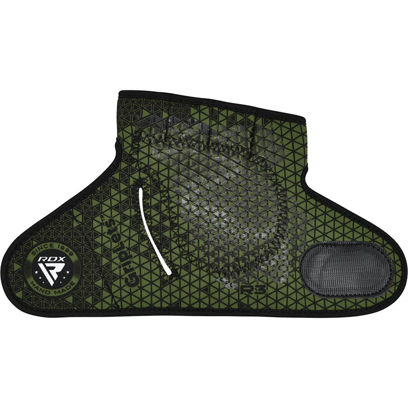 RDX R3 guanti palestra sollevamento pesi neoprene
