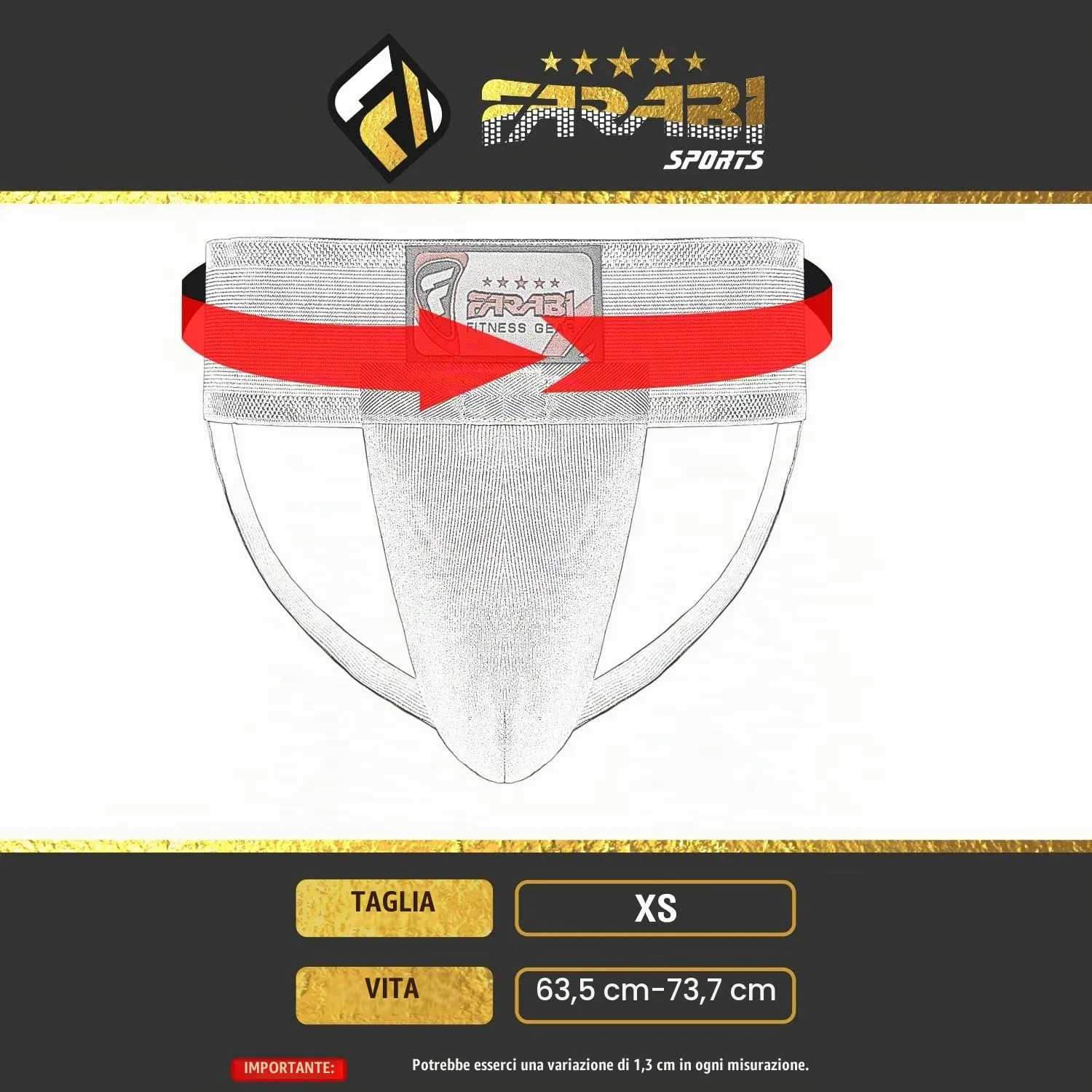 Farabi Sports conchiglia bambini boxe bianco protezione