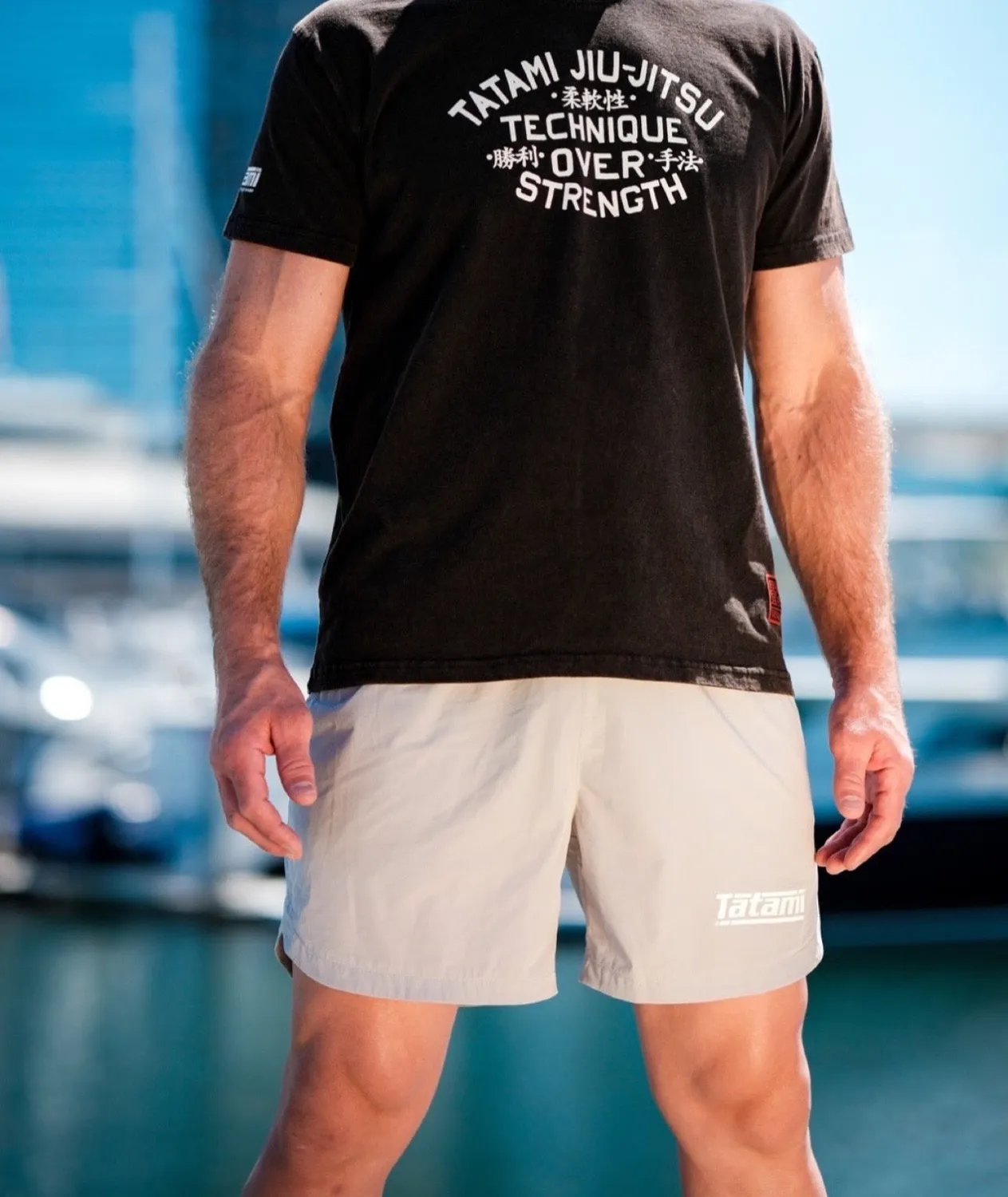 Tatami Movement Shorts Allenamento Grigi con tasche