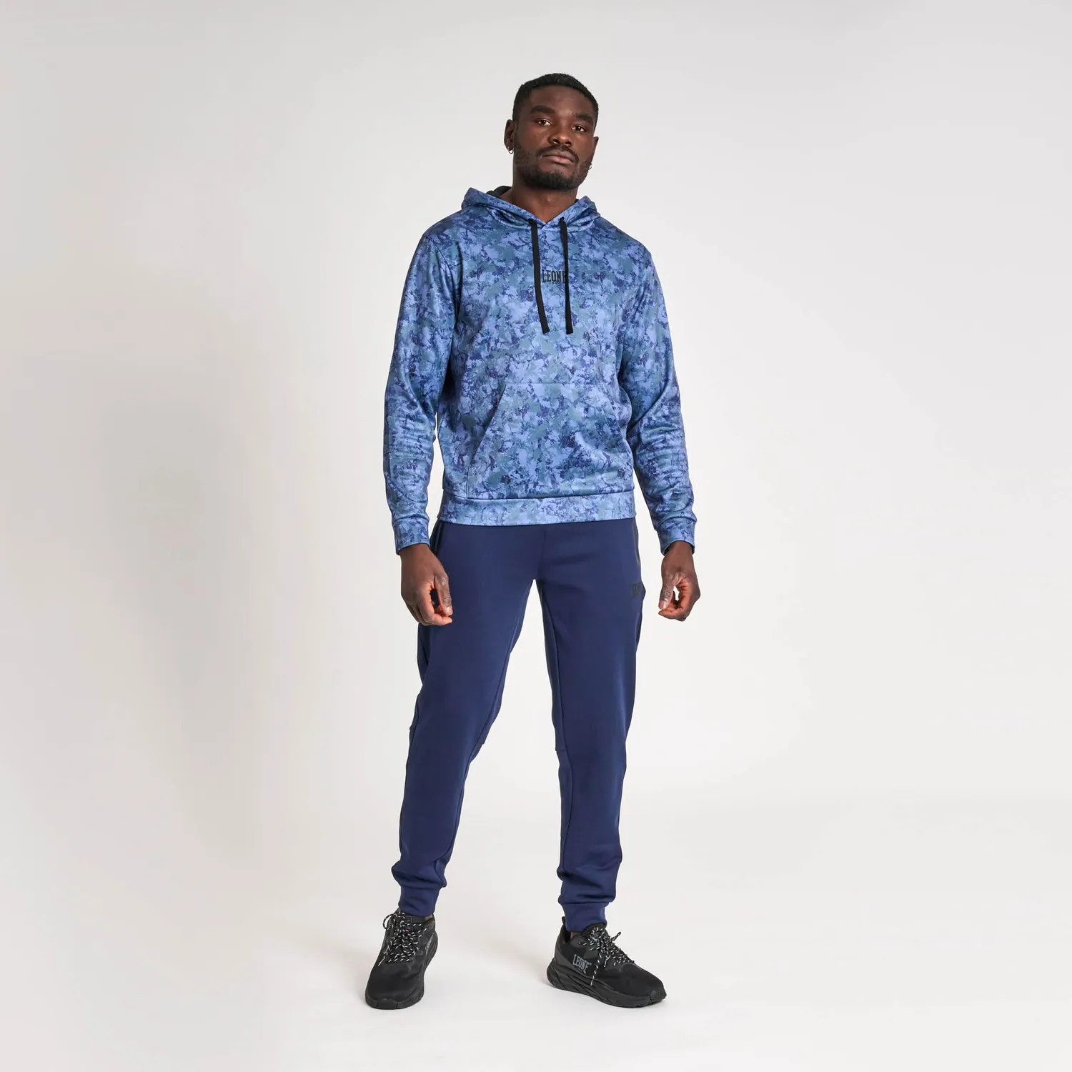Leone1947 Urban Fighter ABX409 felpa camo blu verde S
