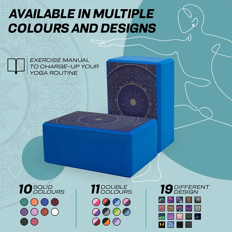RDX D19 blocco yoga schiuma EVA singolo antiscivolo