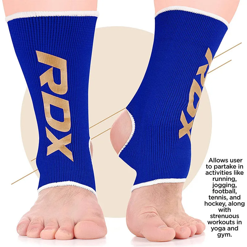 RDX AU cavigliera elastica blu