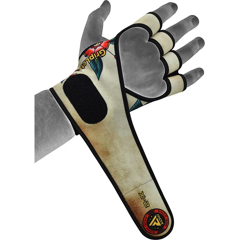 RDX T2 Guanti Sollevamento Pesi Neoprene