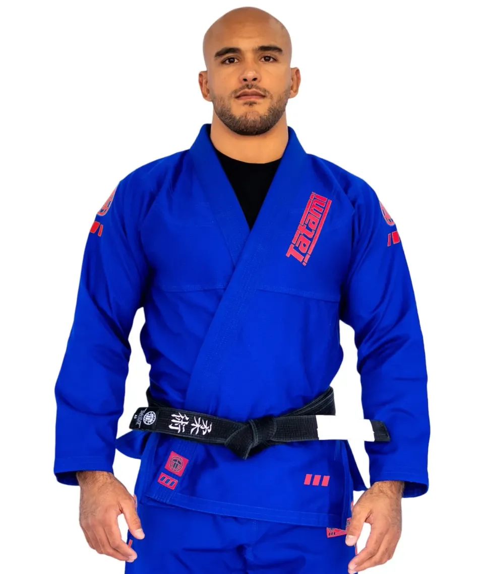 Tatami Fightwear Pro Series Gi kimono BJJ blu wild rose