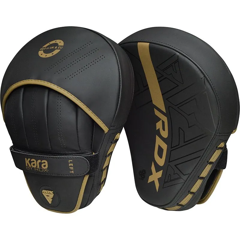 RDX F6 Kara Set Guanti Sacco + Colpitori Focus Nero