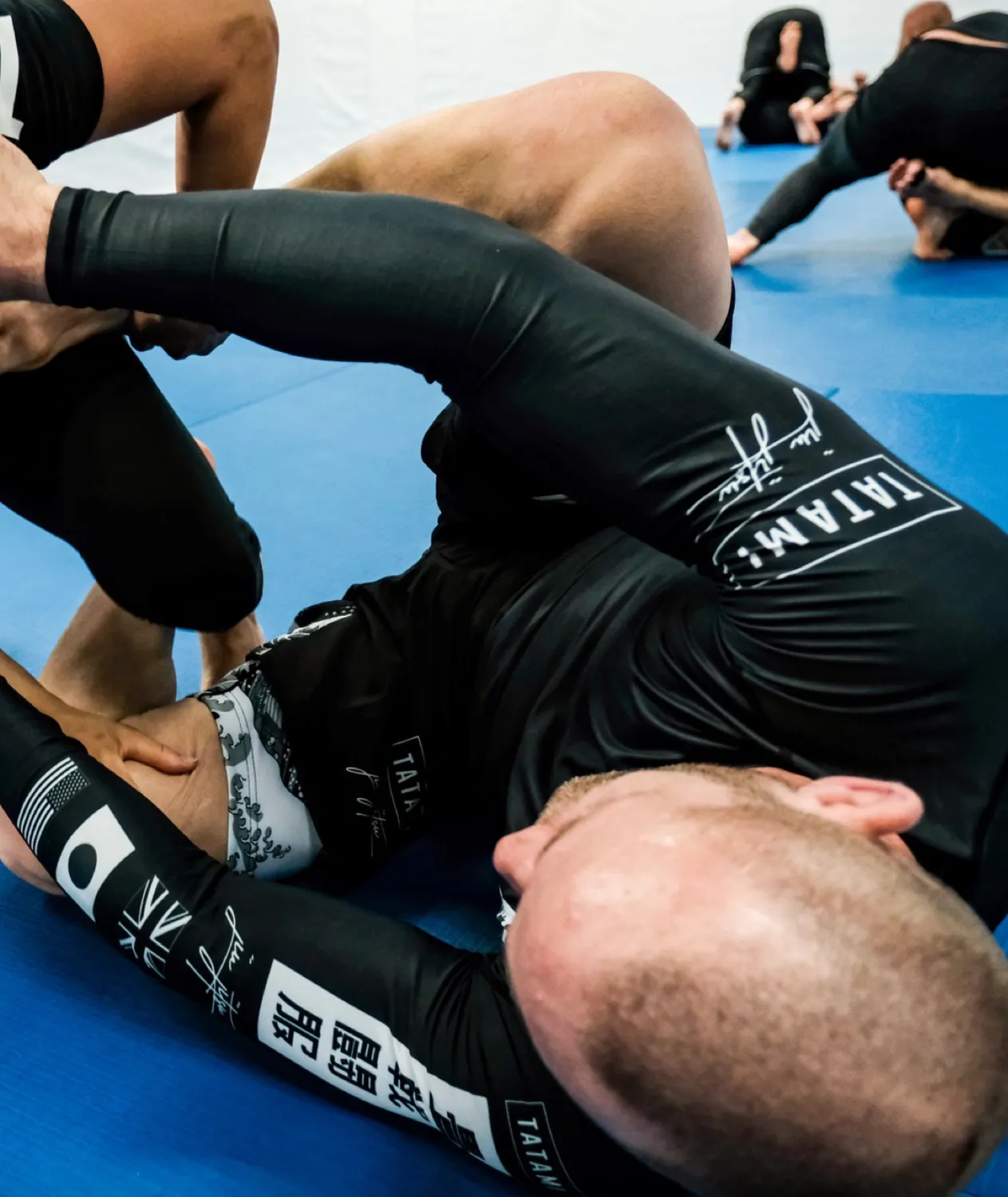 Tatami Kanagawa rash guard nero maniche lunghe