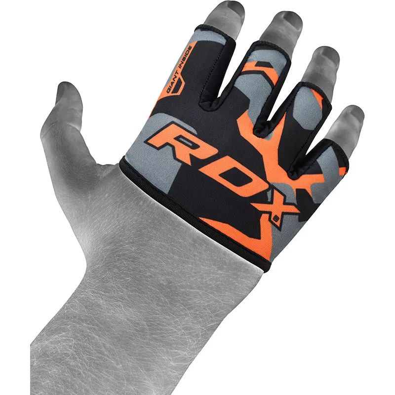 RDX 4 Camo grips palestra mezzo dito gel antiscivolo