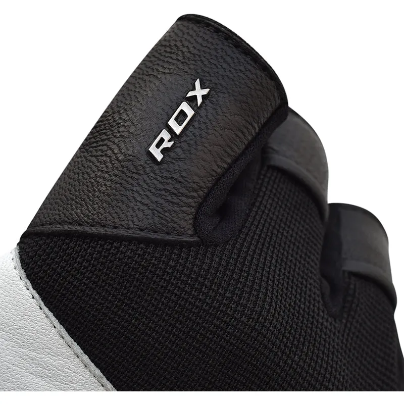RDX S11 guanti palestra pelle mezza dita presa barra