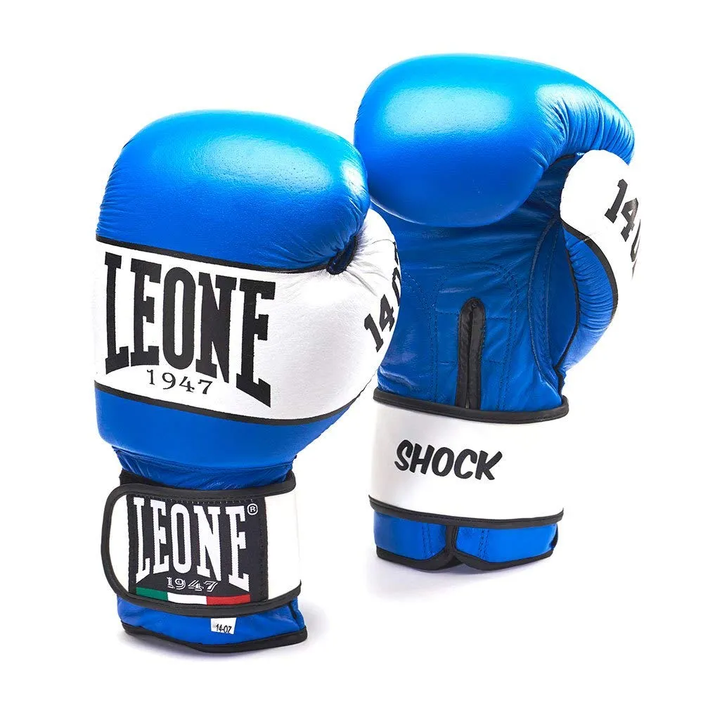 Leone1947 Shock Guantoni Boxe Pelle 10 oz Nero