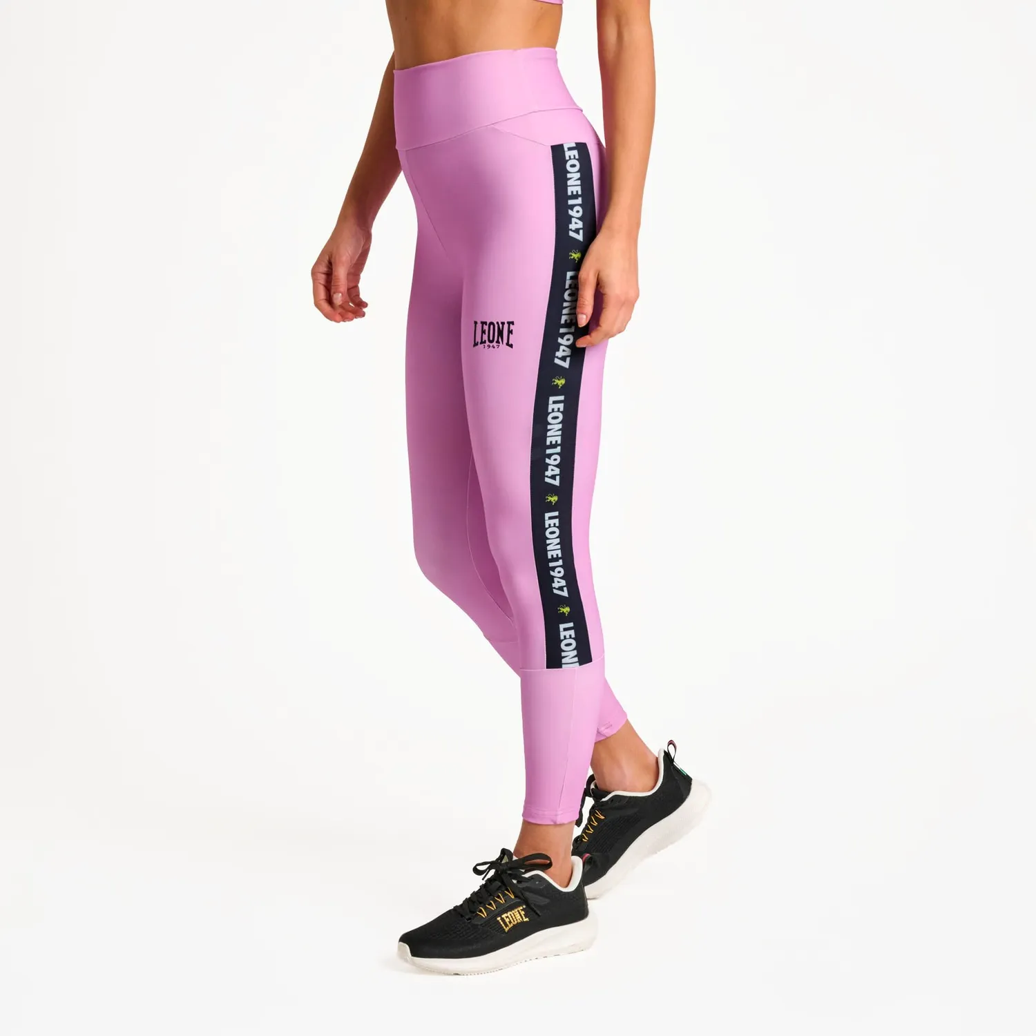 Leone1947 ABX210 leggings donna blu scuro elasticizzati