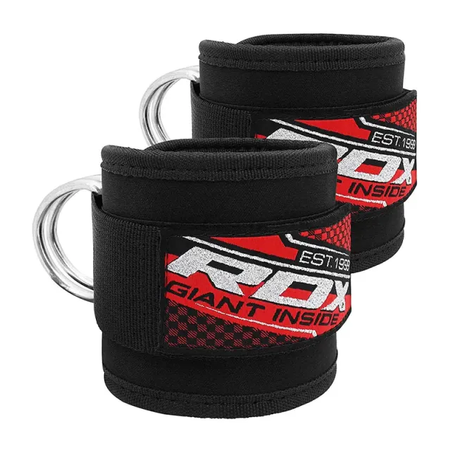 RDX A1 cavigliera fitness nera cavo slancio gambe