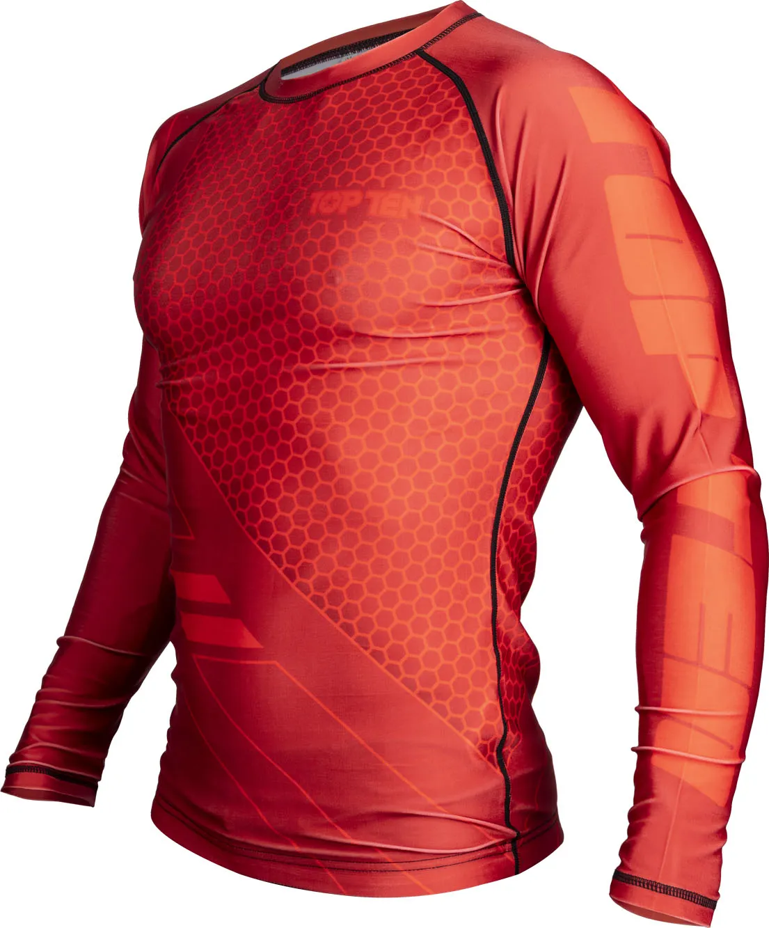 TOP TEN COMBat rash guard MMA elasticizzata