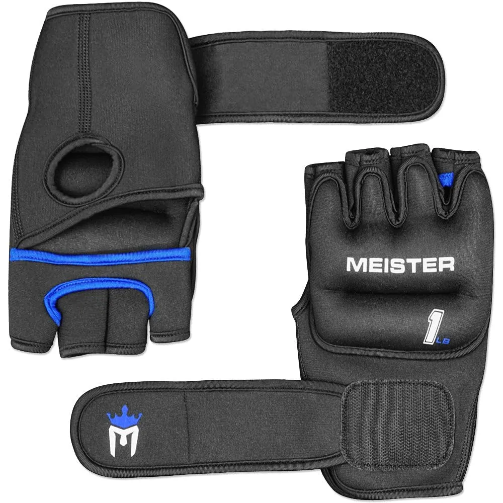 Meister Elite guanti zavorrati 0,5 kg neoprene
