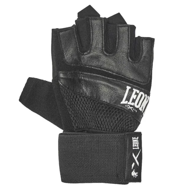 Leone1947 Extrema GK201 guanti fitness palestra S/M pelle