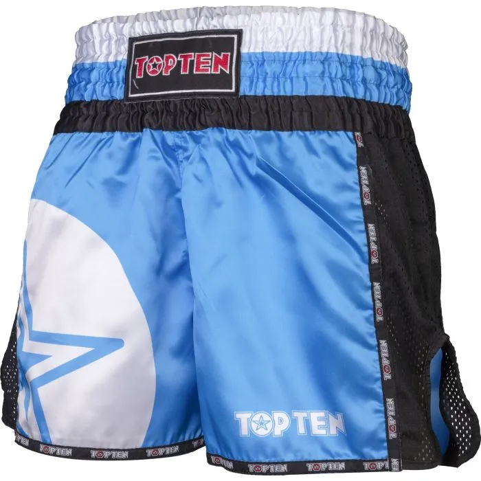 TOP TEN STAR pantaloncini kickboxing in poliestere