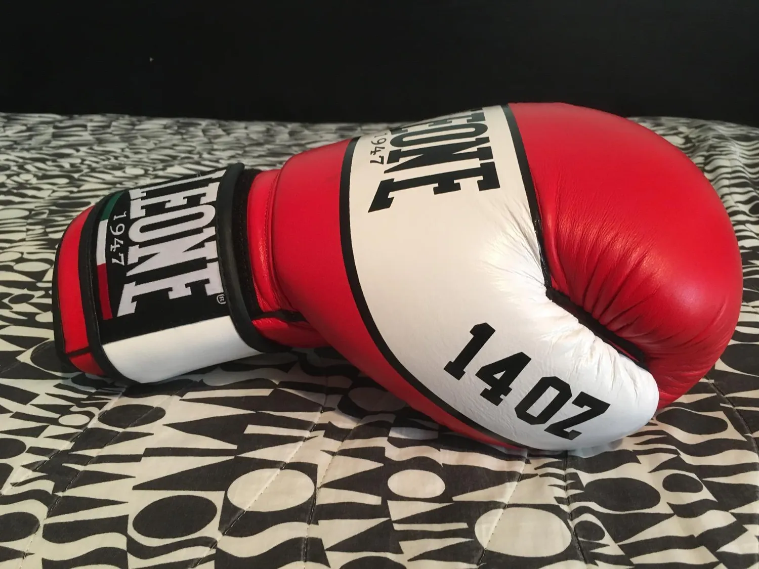 Leone1947 Shock Guantoni Boxe Pelle 10 oz Nero