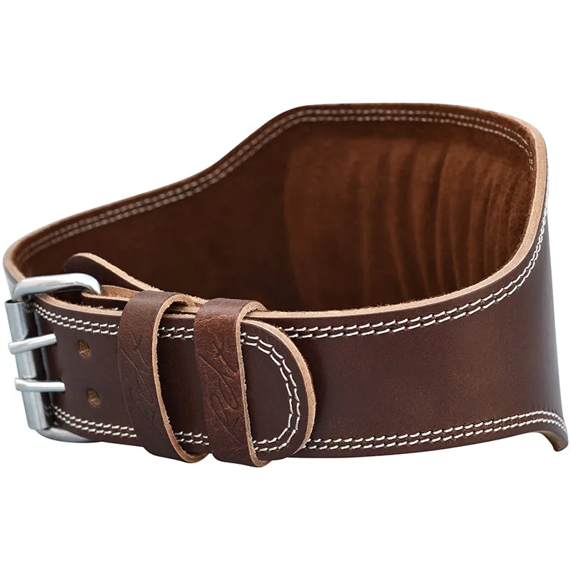 RDX Cintura Sollevamento Pelle Marrone 6 Pollici