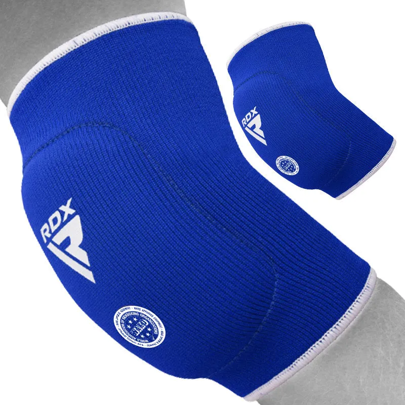RDX WAKO Gomitiere Kickboxing Reversibili Rosso Blu EVA