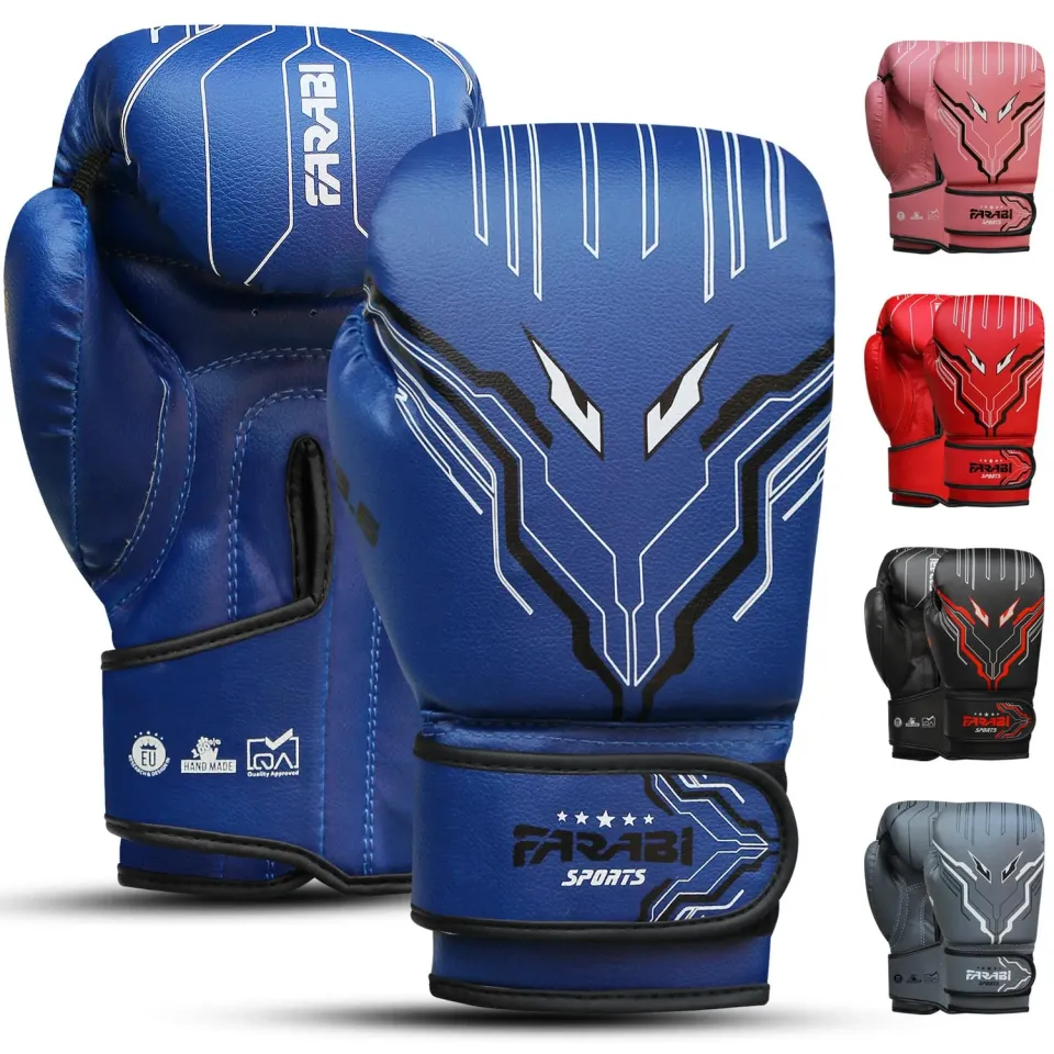 Farabi Sports FK-3.6 guantoni boxe bimbo 6 oz blu