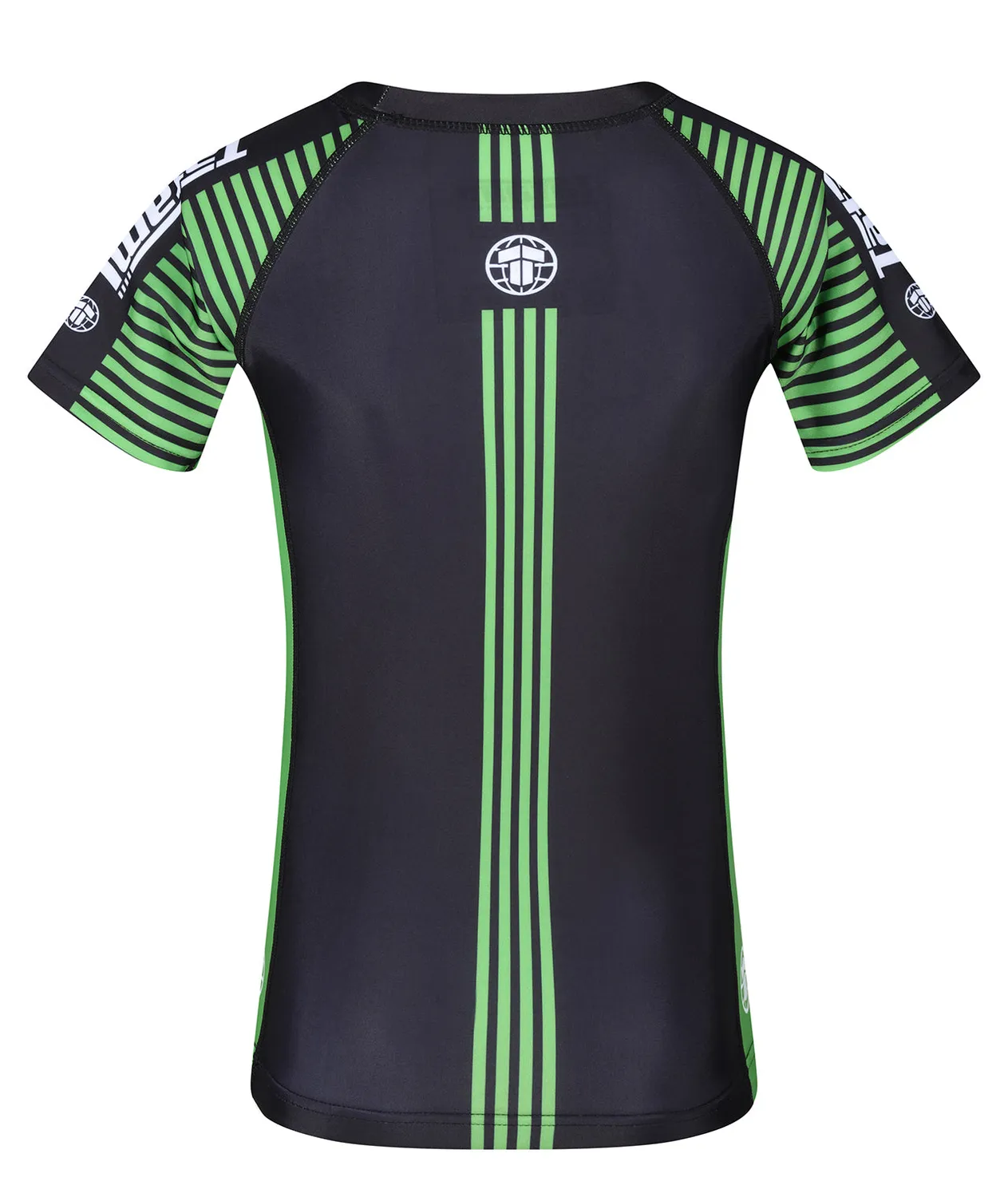 Tatami Fightwear Ranked Rash Guard Bimbo Verde Manica Corta