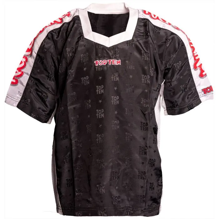 TOP TEN Graffiti t-shirt kickboxing scollo a V