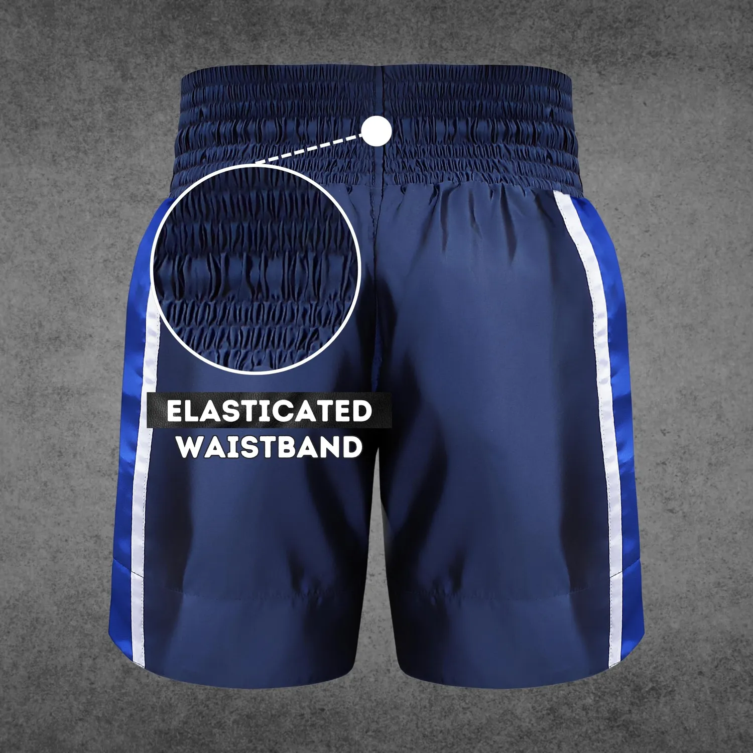 Farabi Sports Muay Thai Pantaloncini Blu Navy XXS