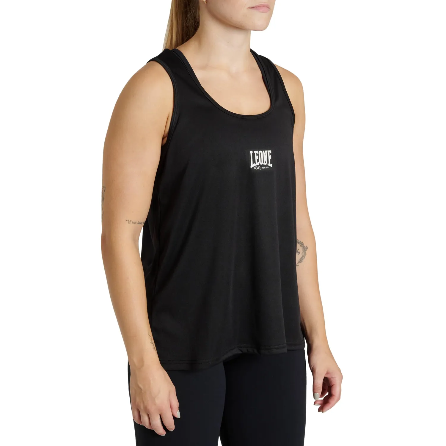 Leone1947 Logo Canotta Donna palestra fitness leggera