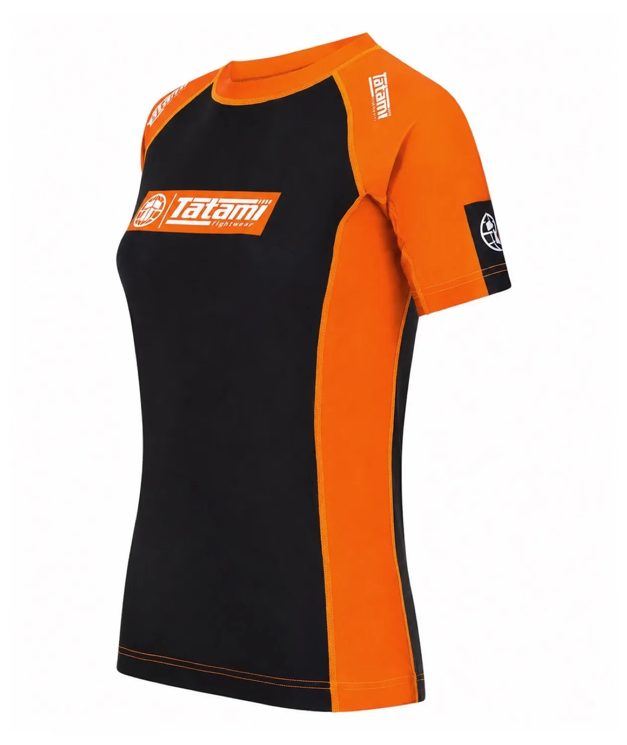 Tatami Fightwear IBJJF Ranked Rash Guard Donna Arancione leggera